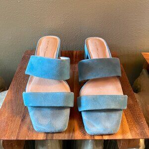 Intentionally Blank Blue Heels